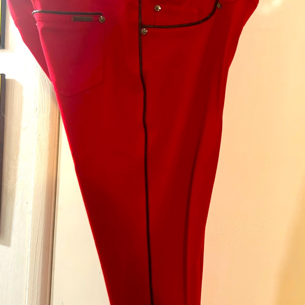 Nygard Red slim jeans matches jacket in other listing